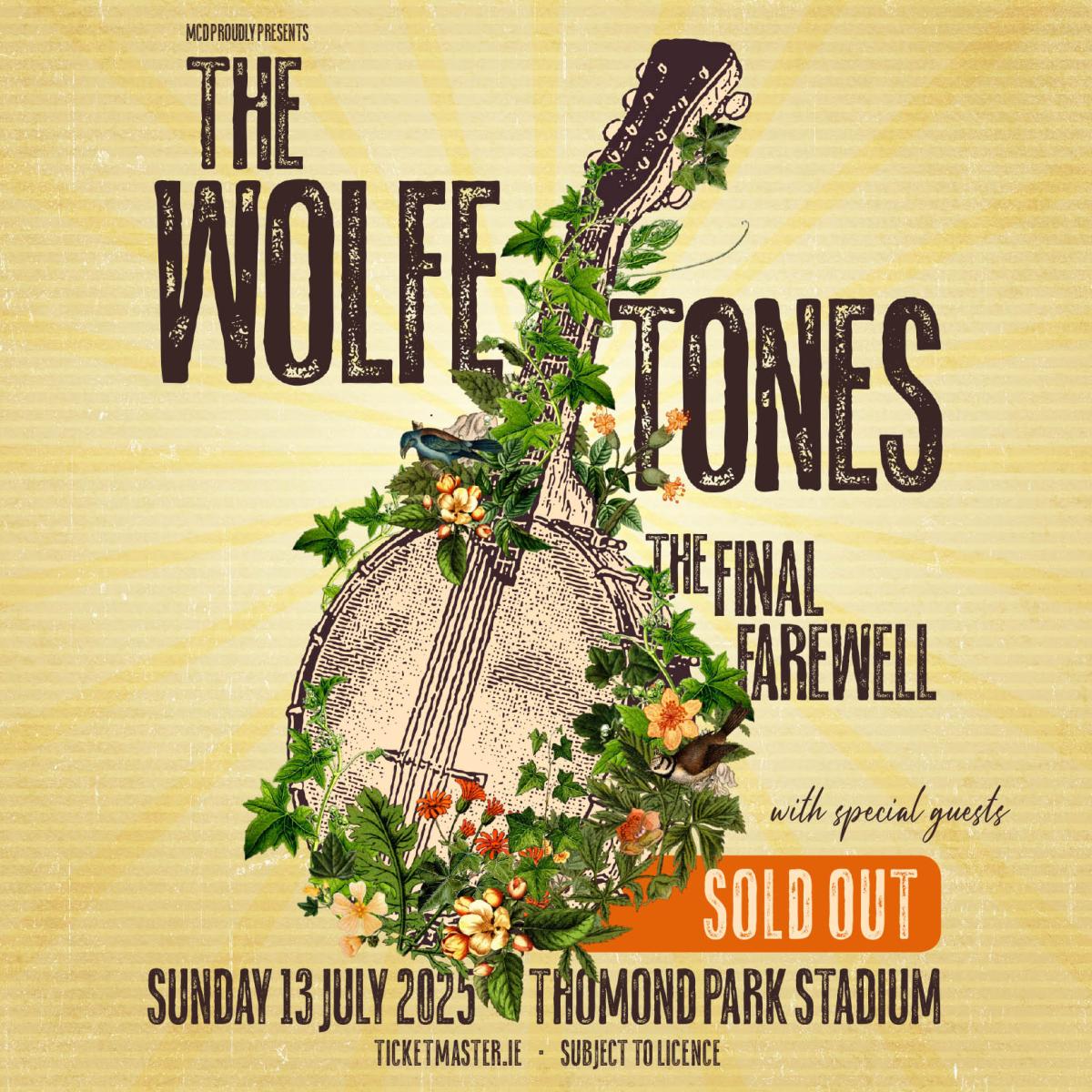 The Wolfe Tones first night at Thomond Park sells out. Extra date added due to demand!