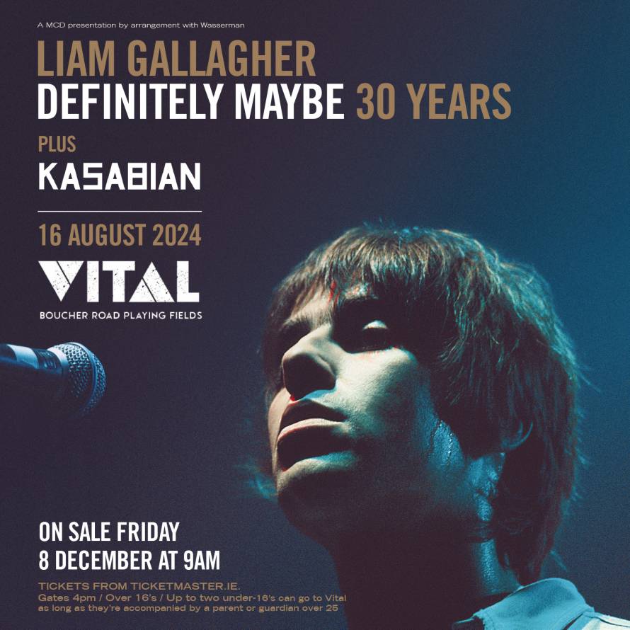 Liam Gallagher announced for Belfast Vital 2024