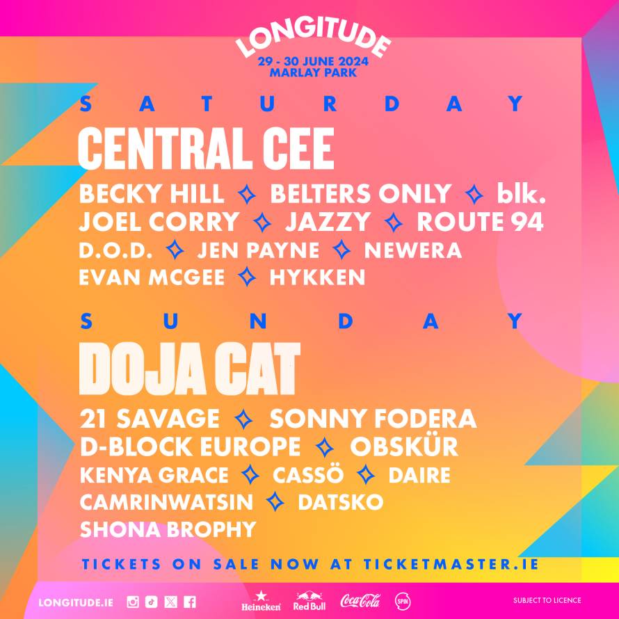 Day by day breakdown & additional acts revealed for Longitude 2024