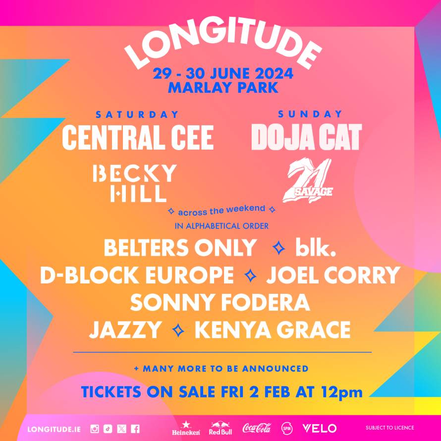 First acts announced for Longitude 2024!