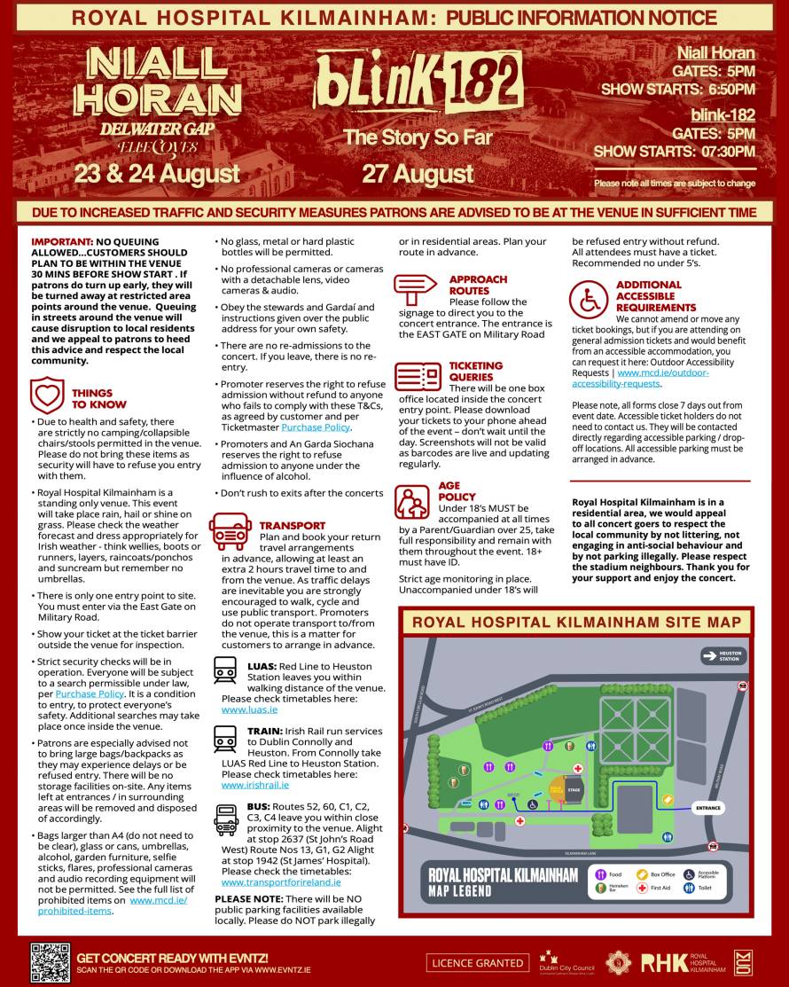 Royal Hospital Kilmainham: Public Information Notice
